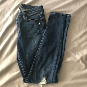 J Brand distressed skinny jeans